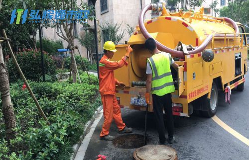 上海浦东新区唐镇雨污管道清淤疏通